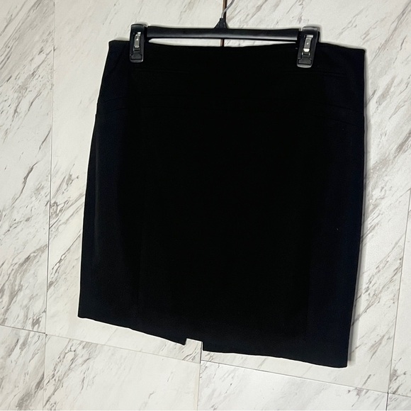 Express Stretch Black Pencil Skirt SZ 10 - Picture 2 of 5